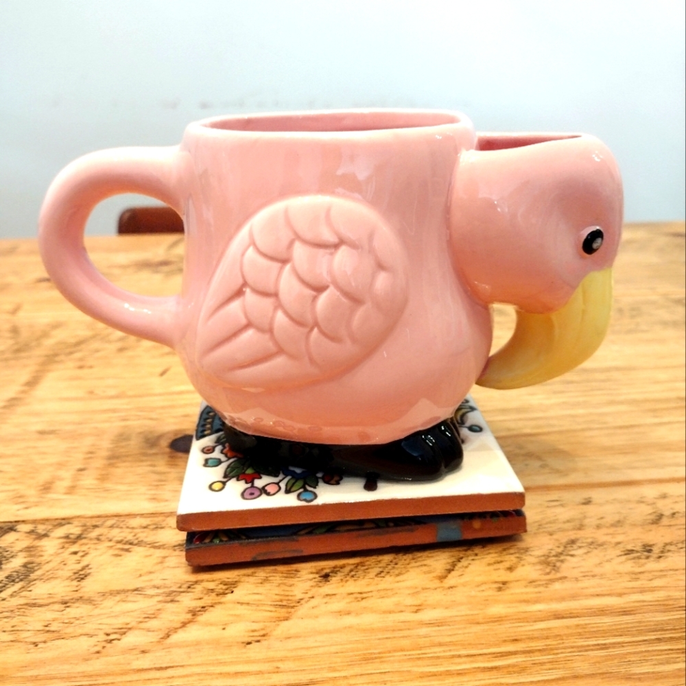 10 Strawberry Street Flamingo Tea Mug